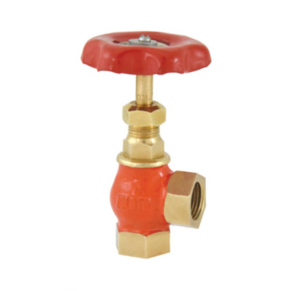 ZOLOTO+Bronze Angle Globe Valve No.4 (Screwed)